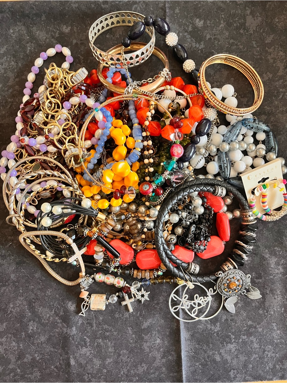 Craft & Wearable Lot - Assorted Bracelets & Necklaces - Picture 2 of 12